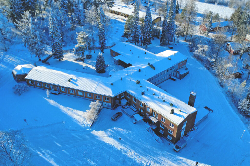 lepola ilmakuva talvi